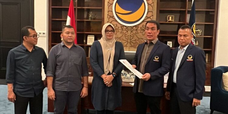 Partai Nasdem Berikan Rekom Pilkada Tanjabtimur , Ke Hj Dillah Hich