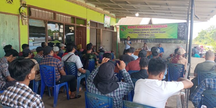 Koperasi BAM Sungai Gelam Selenggarakan Rapat Anggota Tahunan 