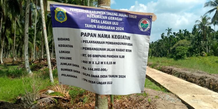Jalan Simpang Pandan Ilir, Di Ujung Belum Kelar Di Awal Sudah Retak?