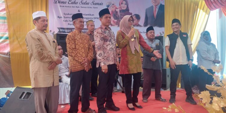 Hadiri Acara Syukuran Di Mendahara Ulu, Hj Dillah Hich Calon Bupati Yang Di Nanti Kan Warga Mendhul