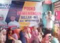 Di Sela-sela Kesibukan nya, Cabup Dillah Hich Dialog Dengan Masyarakat Nipah panjang dan Rantau Rasau, Janjikan Perobatan Geratis