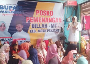 Di Sela-sela Kesibukan nya, Cabup Dillah Hich Dialog Dengan Masyarakat Nipah panjang dan Rantau Rasau, Janjikan Perobatan Geratis