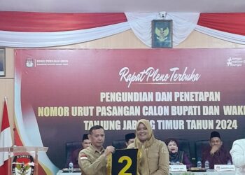 Pasangan Calon Bupati Hj Dillah Hich-Muslimin Tanja Peroleh Nomor Urut 2