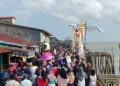 Tak Terbendung Ribuan Masa Menggelegar Sambut Pasangan Dillah Hic-Muslimin Tanja Di Kuala Jambi
