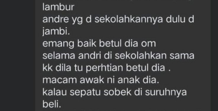 Serasa Mau Nangis, Seorang Netizen Bongkar Sifat Asli Dilla Hich