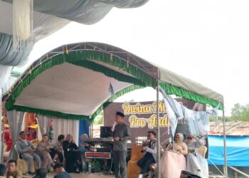 Hadiri Undangan Pernikahan di Kecamatan Nipa Panjang, Cawabup Muslimin Tanja,Tetap Patuhi Aturan KPU