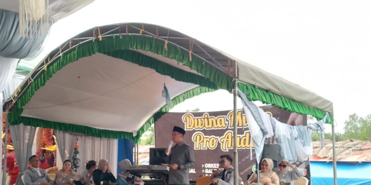 Hadiri Undangan Pernikahan di Kecamatan Nipa Panjang, Cawabup Muslimin Tanja,Tetap Patuhi Aturan KPU