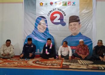 Sambangi Desa Sungai Tawar Cabup Muslimin Tanja Dapat Sambutan Mesra Dari Masyarakat