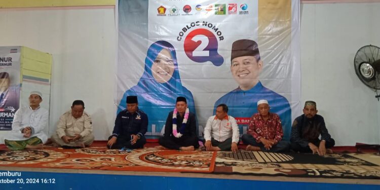 Sambangi Desa Sungai Tawar Cabup Muslimin Tanja Dapat Sambutan Mesra Dari Masyarakat