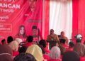 Partai Demokrasi Indonesia Perjuangan (PDIP)Sukses Gelar Rakercabsus,Dihadiri Calon Bupati Hj Dillah Hich-Muslimin Tanja!