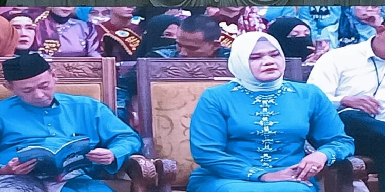 Hadiri Hut Tanjabtimur Yang Ke 25 Tahun Pasangan Dillah-Muslimin Sudah Nampak Sosok Aura Pemimpin