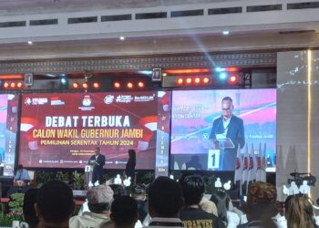 Debat Ke 2 Cawagub Jambi Romi-Sudirma Ramai Didukung Toko Sentral Jambi Diantara nya!