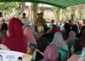 Hadir nya Cawabup Nomor Urut 2 Muslimin Tanja Disambut Yel yel Kemenangan Warga Pandan Sejahtera