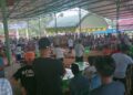 Semarak Untuk Kemenangan  Paslon 02, Kowardes Lambur Lomba kopek Kelapa.