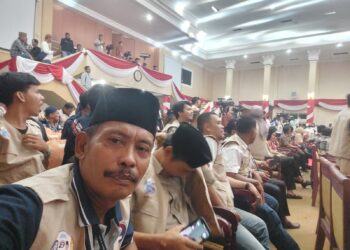 Ketua MC pasangan Dillah-Muslimin,Rustam Hasanuddin  Meminta Maap Kepada Masyarakat Tanjabtimur