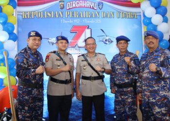 Waka Polres Tanjabtimur Hadiri HUT Polairud yang Ke 74 Tahun ini Pesan nya!