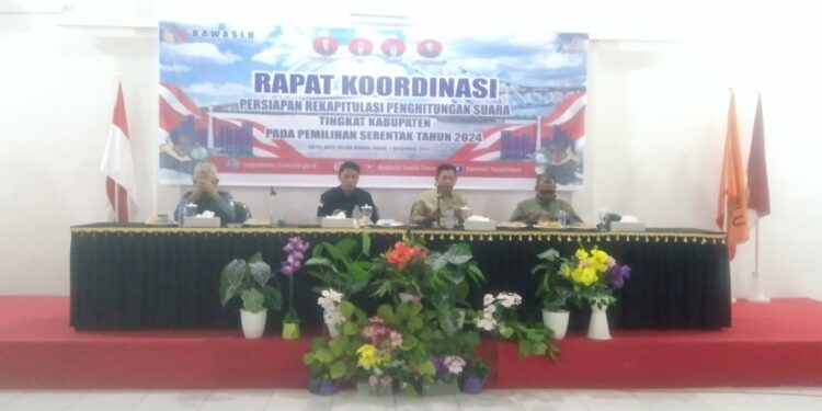 Bawaslu Tanjabtimur Gelar Rakor Koordinasi Jelang Pleno Tingkat Kabupaten Tanjabtimur