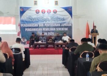 Bawaslu Tanjabtimur Gelar Rapat Evaluasi dan Laporan Kerja Pilkada 2024