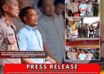 Dua Orang Remaja Tawuran Membawa Sajam,Berhasil di Aman kan Sat Reskrim Polres tanjabtimur