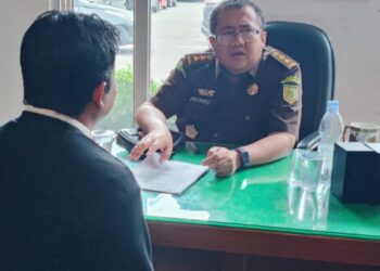 Dian Saputra Datangi Kejati jambi, Tanya kan Laporan Rumah Sakit Nurdin Hamza, Yang Belum Di tindak Lanjut