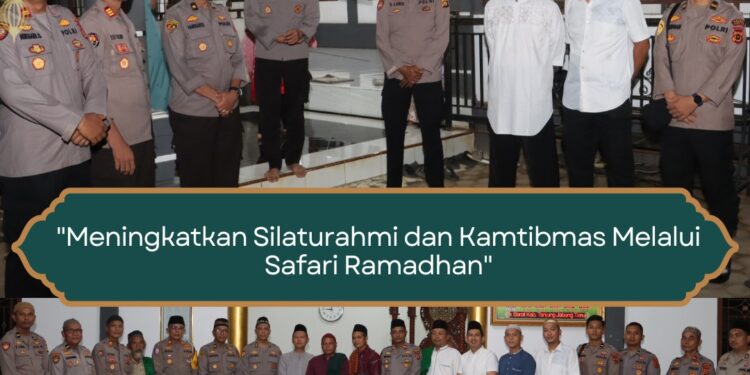 Mempererat Silaturahmi, Polres Tanjabtimur Gelar Shalat Tarawih Keliling Di Beberapa Masjid