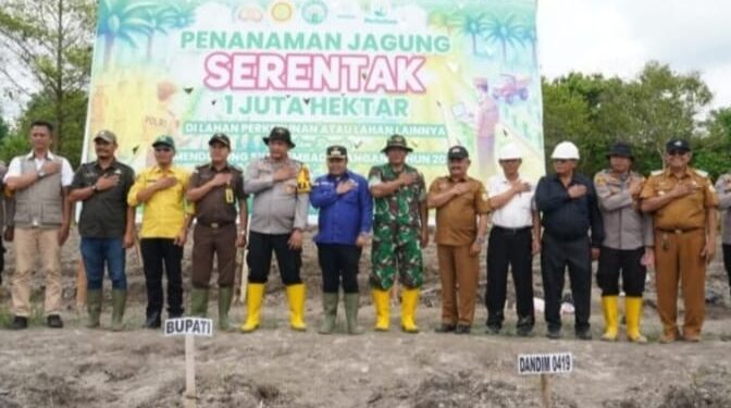 Hadiri Penanaman Jagung Serentak 1 Juta Hektar, Begini Menurut Wakil Bupati H. Robby Nailansyah!