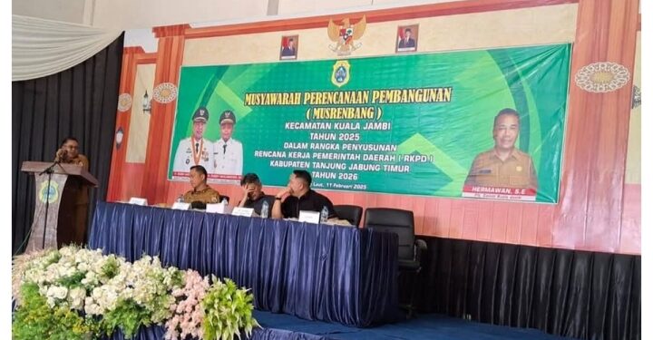 Dalam Ranka Penyusunan RKPD Tahun 2026, Ketua dan Anggota DPRD Dapil l Hadiri Musrenbang Kecamatan Sabak timur