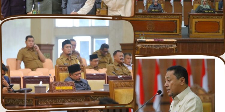 Dewan Perwakilan Rakyat Daerah (DPRD)Gelar Rapat Paripurna Bersama Sekda Penyampaian RKPJ 2024