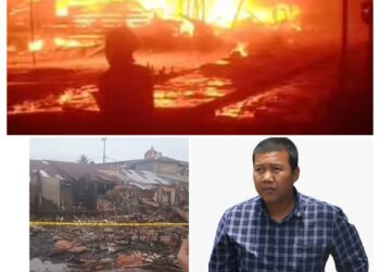 Bupati Tanjabtimur Romi Hariyanto Ikut Berduka Atas Kebakaran di Sadu