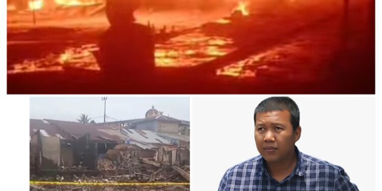 Bupati Tanjabtimur Romi Hariyanto Ikut Berduka Atas Kebakaran di Sadu