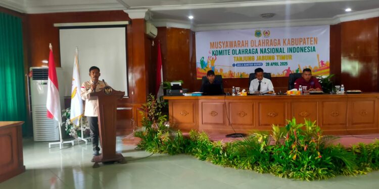Wajah Baru Koni Tanjabtimur, Rustam Hasanuddin Terpilih Secara Aklamasi Periode 2025-2029
