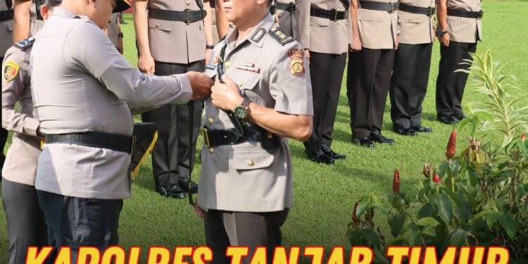 Sertijab Pejabat Utama dan Kapolsek di lingkungan Polres Tanjabtimur, Ini nama-nama tersebut!