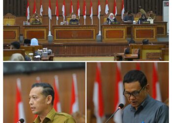 DPRD tanjabtimur Gelar Paripurna Agenda Laporan dan Pandang 5 Praksi