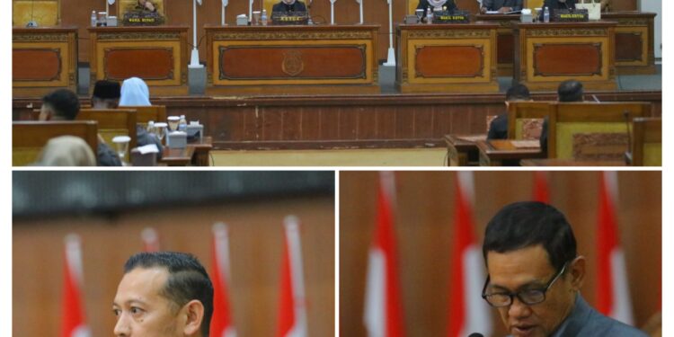 DPRD tanjabtimur Gelar Paripurna Agenda Laporan dan Pandang 5 Praksi