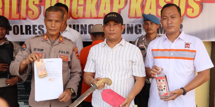 Polres Tanjab Timur Ungkap Kasus Penganiayaan, Miras, dan Pungli dalam Operasi Pekat II Siginjai 2025