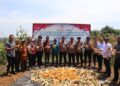 Dukung Swasembada Pangan Nasional, Gugus Tugas Polres Tanjab Timur, Laksanakan Panen Raya Jagung Serentak Bersama Bapak Presiden Republik Indonesi