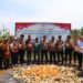 Dukung Swasembada Pangan Nasional, Gugus Tugas Polres Tanjab Timur, Laksanakan Panen Raya Jagung Serentak Bersama Bapak Presiden Republik Indonesi