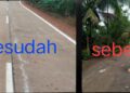 Warga Kecamatan Geragai Tersenyum Lebar, Ruas Jalan Sudah Membaik